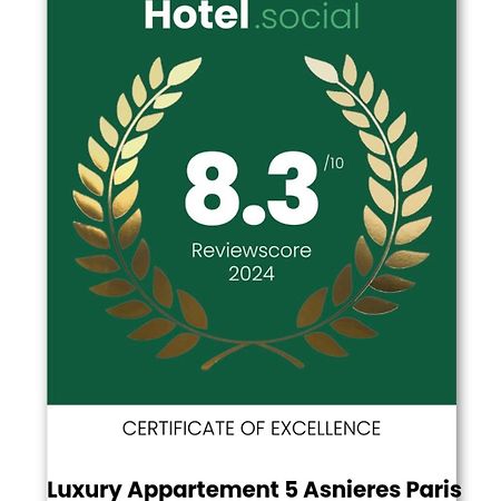Luxury Appartement 5 Asnieres Paris Asnières Exterior foto