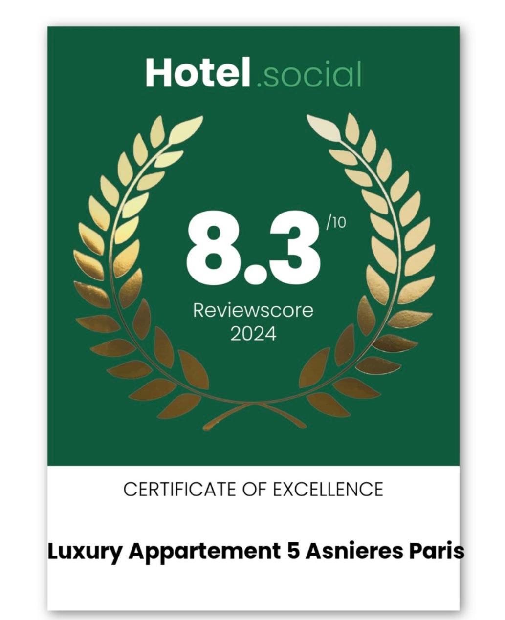 Luxury Appartement 5 Asnieres Paris Asnières Exterior foto